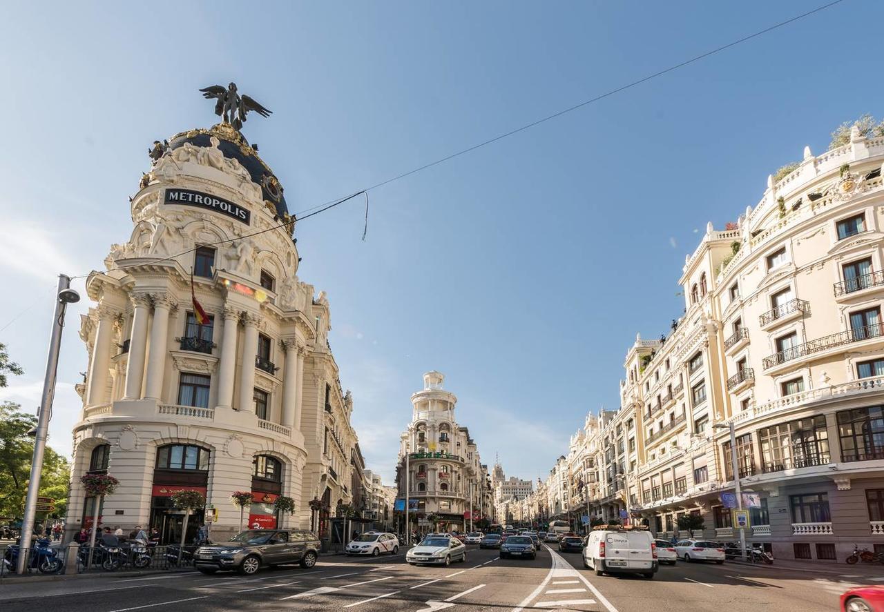 M&F Gran Via 3 Hab Lejlighed Madrid Eksteriør billede